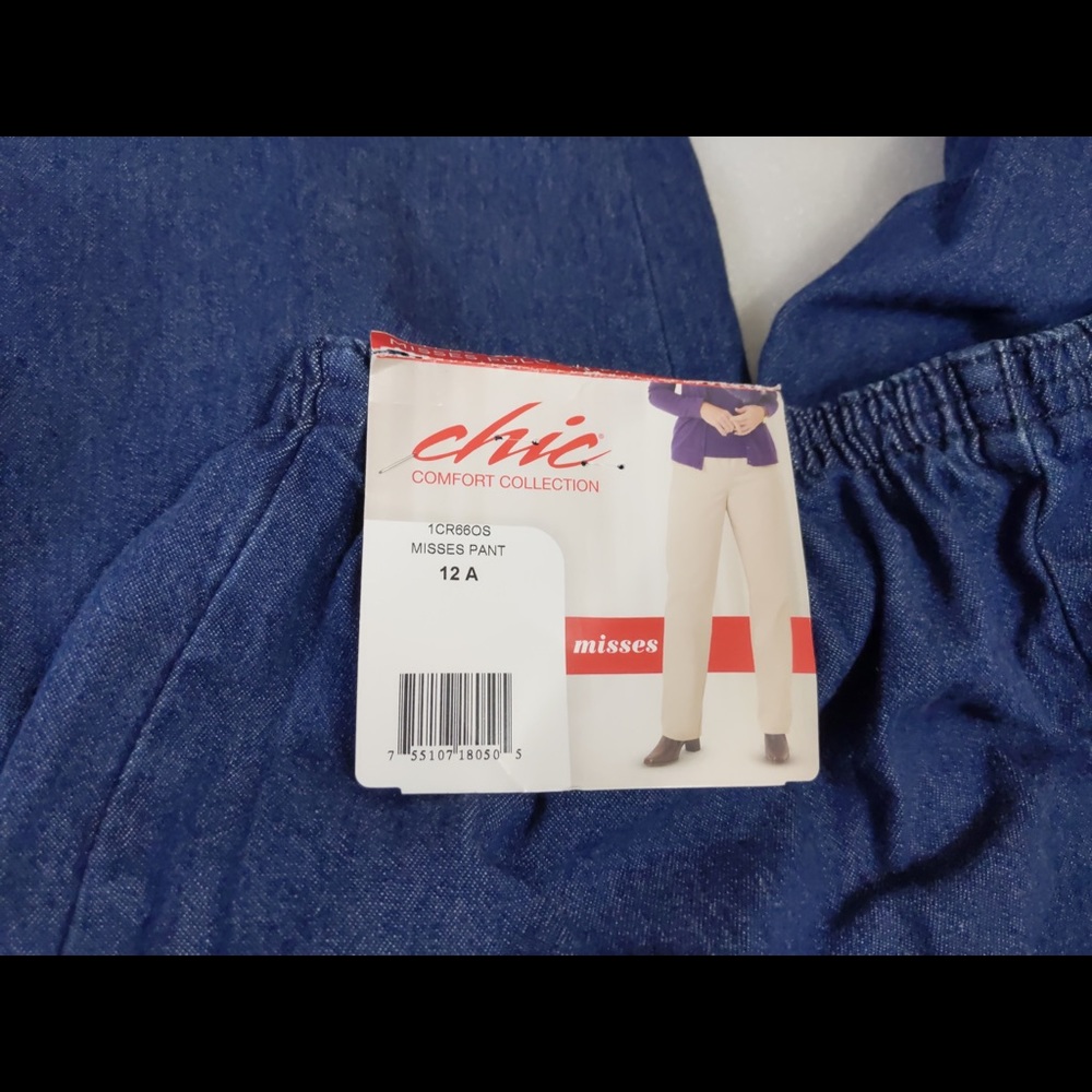 Chic Classic Collection Cotton Pull-on Pant - Picture 5 of 8